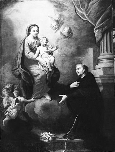 Tableau : L'apparition de la Vierge à saint Antoine de Padoue - © Ministère de la Culture (France), Médiathèque du patrimoine et de la photographie (objets mobiliers), tous droits réservés