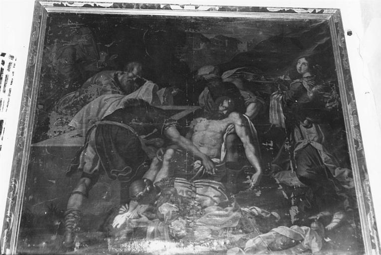 Tableau : 'La descente de croix', huile sur toile - © Ministère de la Culture (France), Médiathèque du patrimoine et de la photographie (objets mobiliers), tous droits réservés