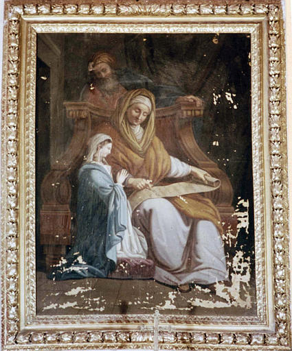 Tableau : 'L'Education de la Vierge', huile sur toile - © Ministère de la Culture (France), Médiathèque du patrimoine et de la photographie (objets mobiliers), tous droits réservés