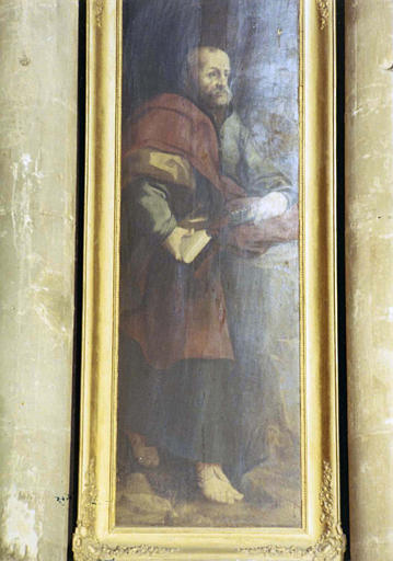 Tableau : 'Saint Pierre', huile sur toile