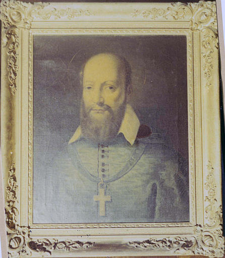 Tableau : 'Portrait de saint François de Sales', en buste, de face, huile sur toile - © Ministère de la Culture (France), Médiathèque du patrimoine et de la photographie (objets mobiliers), tous droits réservés