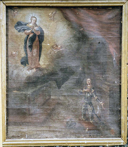 Ex-voto adressé à Notre-Dame des Anges, huiles sur toile