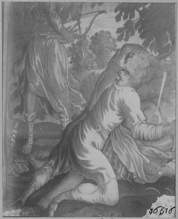 pièce murale : roman de chevalerie, détail - © Ministère de la Culture (France), Médiathèque du patrimoine et de la photographie, diffusion RMN-GP