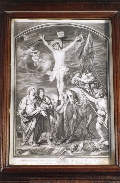 estampe encastrée : Crucifixion - © Ministère de la Culture (France), Médiathèque du patrimoine et de la photographie, diffusion GrandPalaisRmn Photo