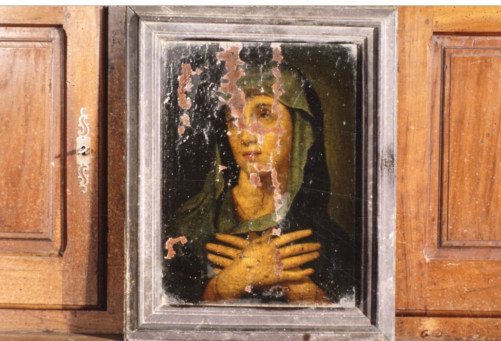tableau et son cadre : Vierge de douleur - © Ministère de la Culture (France), Médiathèque du patrimoine et de la photographie, diffusion GrandPalaisRmn Photo