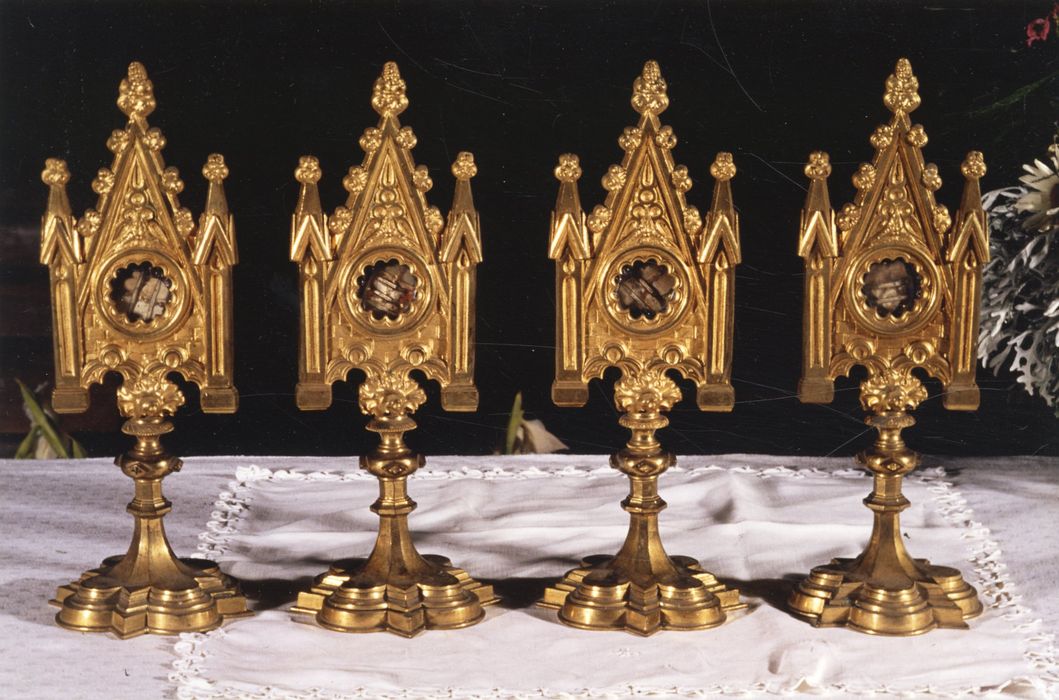 reliquaire de saint Vincent, saint Gostus et sainte Victoriana - © Ministère de la Culture (France), Médiathèque du patrimoine et de la photographie, diffusion GrandPalaisRmn Photo