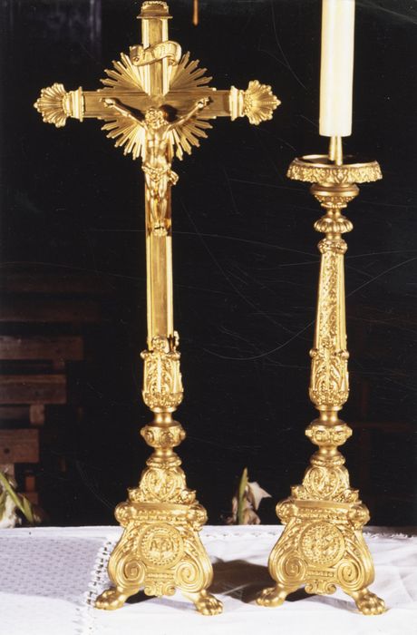 chandelier, croix d'autel (garniture d'autel) - © Ministère de la Culture (France), Médiathèque du patrimoine et de la photographie, diffusion GrandPalaisRmn Photo