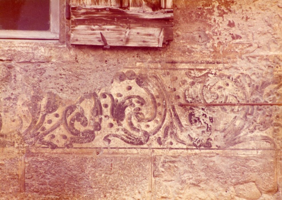 peintures monumentales de la façade, détail