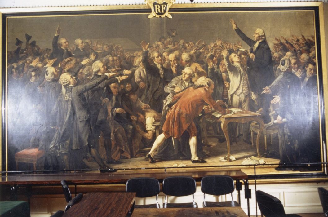 tableau : Serment du Jeu de Paume - © Ministère de la Culture (France), Médiathèque du patrimoine et de la photographie, diffusion GrandPalaisRmn Photo