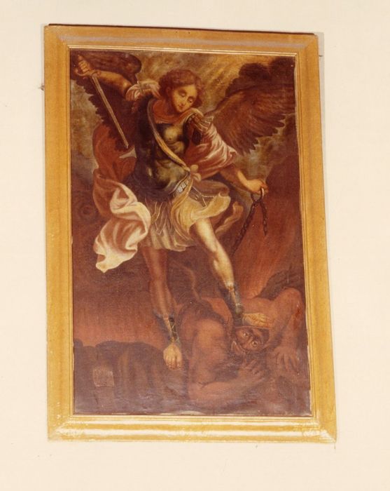 tableau : Saint Michel terrassant le dragon - © Ministère de la Culture (France), Médiathèque du patrimoine et de la photographie, diffusion GrandPalaisRmn Photo