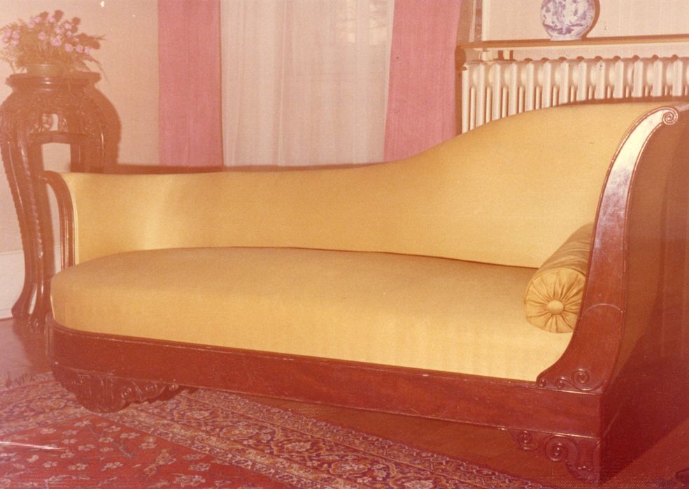 lit de repos (méridienne) du salon de l'appartement - © Ministère de la Culture (France), Médiathèque du patrimoine et de la photographie, diffusion GrandPalaisRmn Photo
