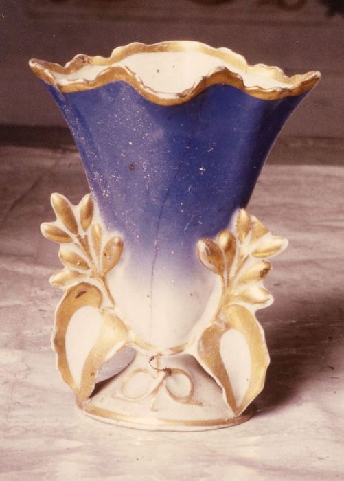 vase bleu