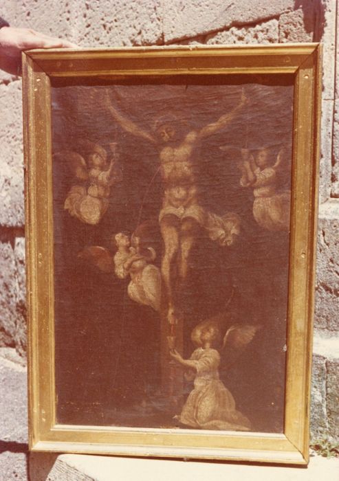 tableau : Anges recueillant le sang du Christ - © Ministère de la Culture (France), Médiathèque du patrimoine et de la photographie, diffusion GrandPalaisRmn Photo