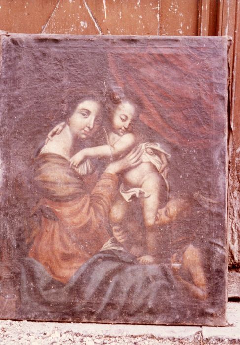 tableau : Vierge à l'Enfant avec saint Jean-Baptiste