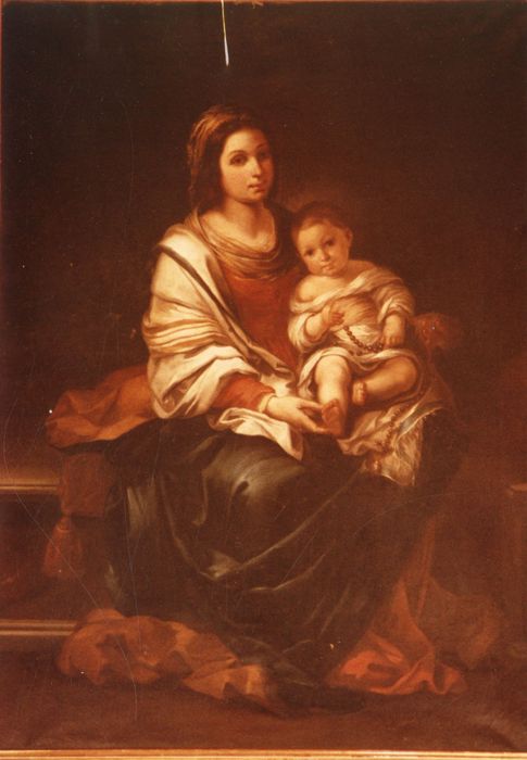 tableau : sainte Anne et la Vierge