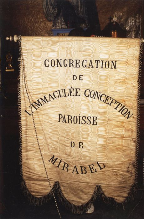 bannière de procession de l'Immaculée Conception - © Ministère de la Culture (France), Médiathèque du patrimoine et de la photographie, diffusion GrandPalaisRmn Photo