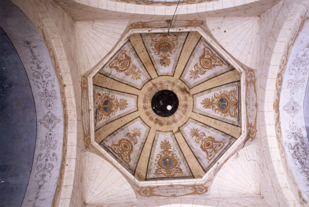 Peintures monumentales de la croisée du transept et des arcs