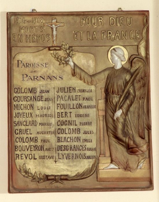 tableau commémoratif des morts de la guerre de 1914-1918 - © Ministère de la Culture (France), Médiathèque du patrimoine et de la photographie, diffusion GrandPalaisRmn Photo