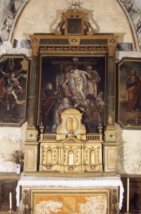 autel (maître-autel), retable, tableau : Descente de Croix - © Ministère de la Culture (France), Médiathèque du patrimoine et de la photographie, diffusion GrandPalaisRmn Photo