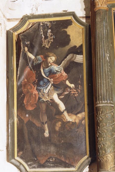 tableau : Saint Michel terrassant le dragon - © Ministère de la Culture (France), Médiathèque du patrimoine et de la photographie, diffusion GrandPalaisRmn Photo