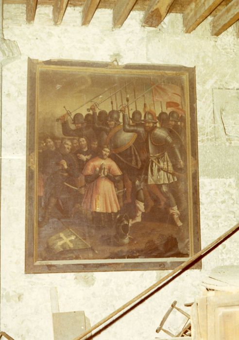 tableau et son cadre : Martyre de saint Maurice