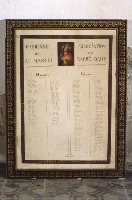 tableau de l'association du Sacré-Coeur - © Ministère de la Culture (France), Médiathèque du patrimoine et de la photographie, diffusion GrandPalaisRmn Photo