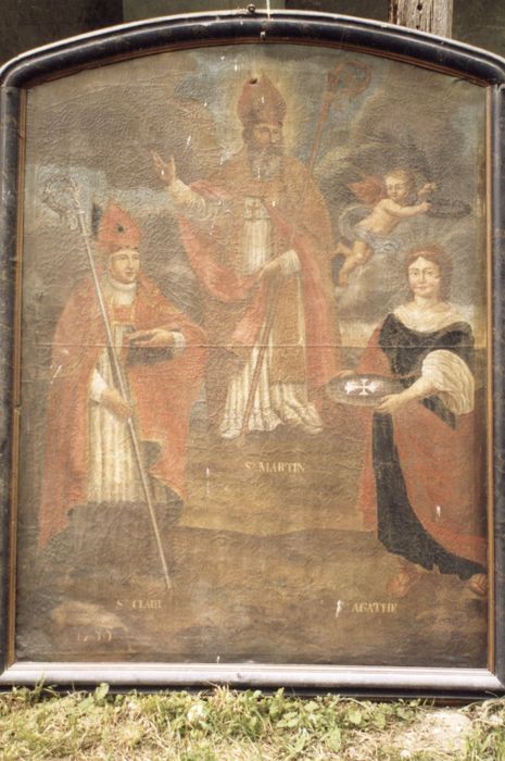 tableau : Saint Martin, saint Clair et sainte Agathe