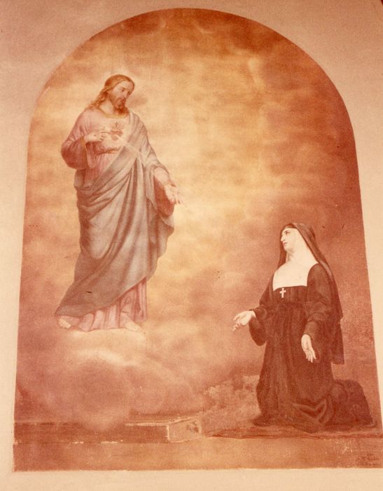 tableau : Apparition du Sacré-Coeur