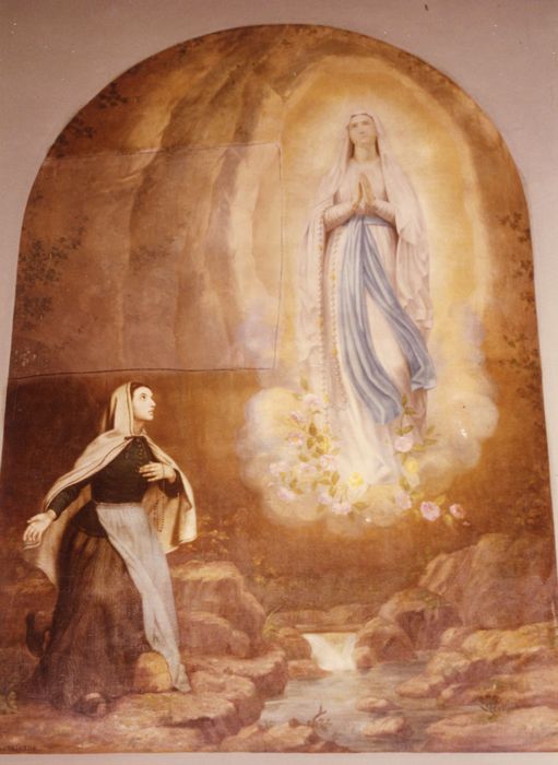 tableau : Apparition de Notre-Dame de Lourdes