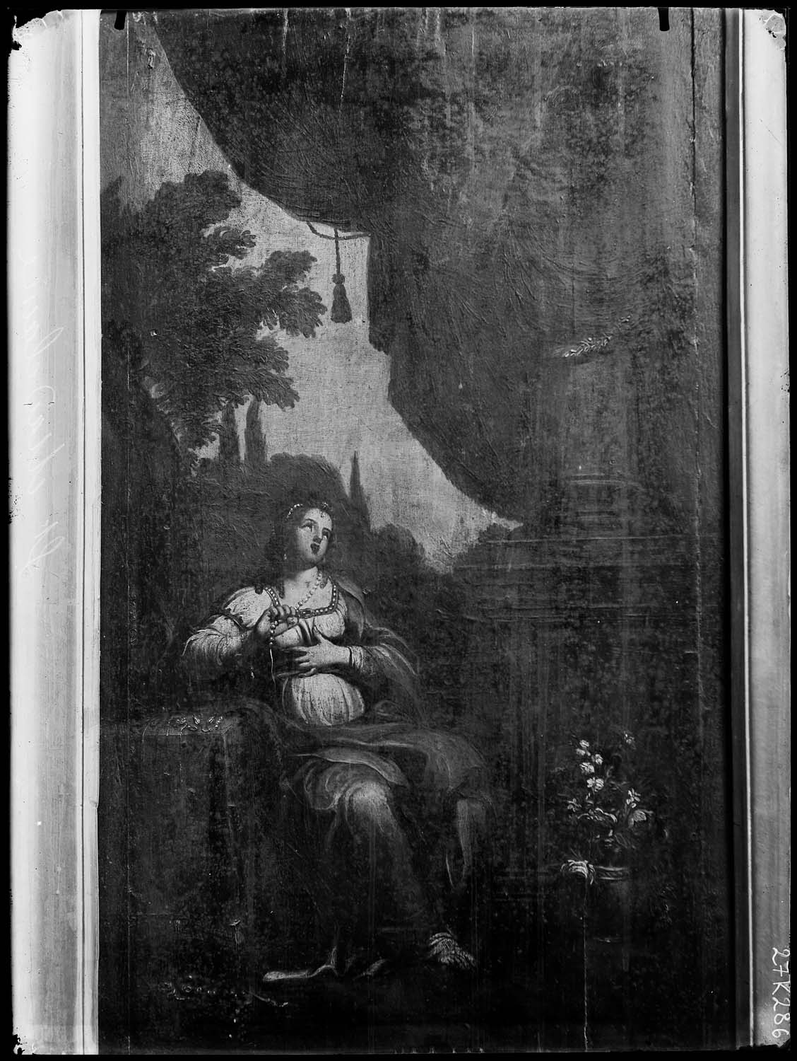 Tableau : Scène de la vie de Marie-Madeleine : Méditation à la Sainte-Baume