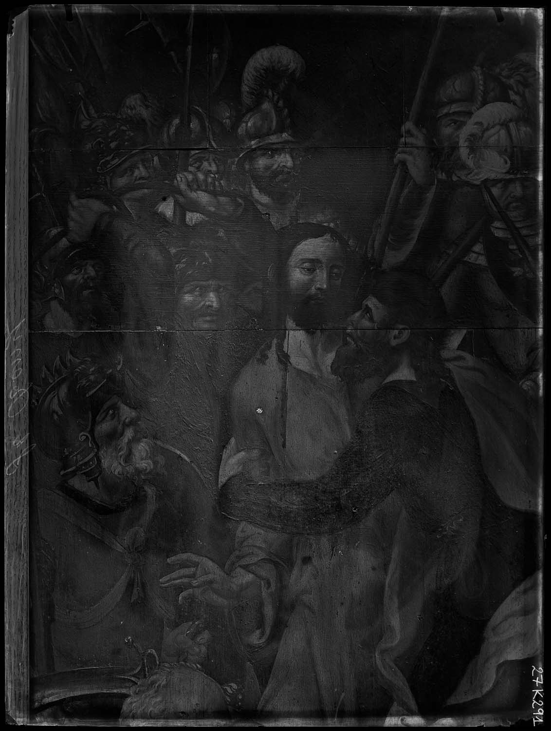 Panneau peint : Trahison de Judas
