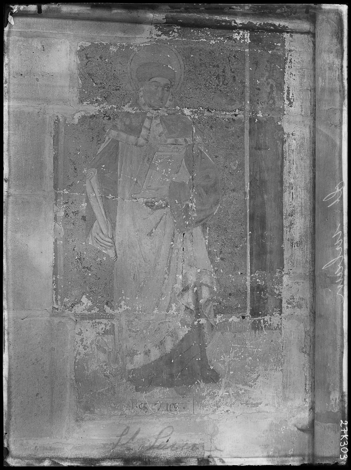 Peinture monumentale : saint Yves