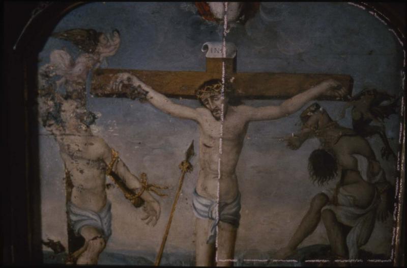 tableau : la Passion du Christ, détail