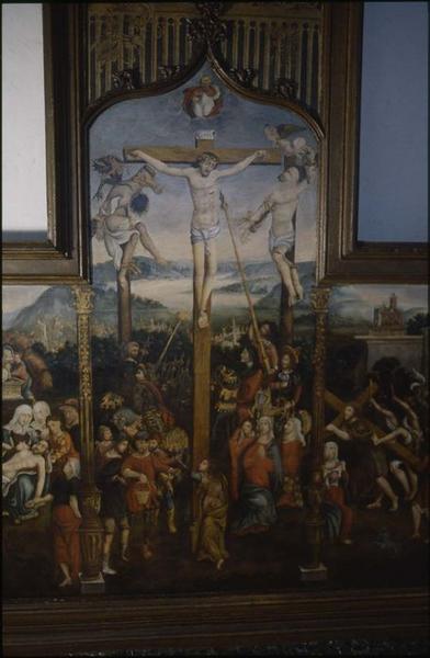 tableau : la Passion du Christ, vue partielle