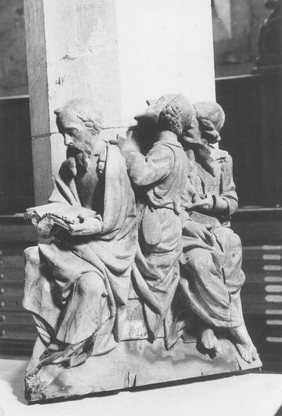 groupe sculpté : Apôtres, vue générale