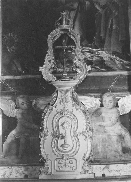 tabernacle et exposition du maître-autel, vue générale