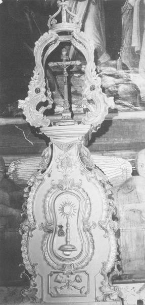 tabernacle et exposition du maître-autel, vue générale