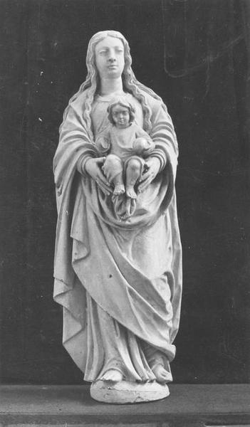 Statue (petite nature) : Vierge à l'Enfant dite Notre-Dame de Grâce