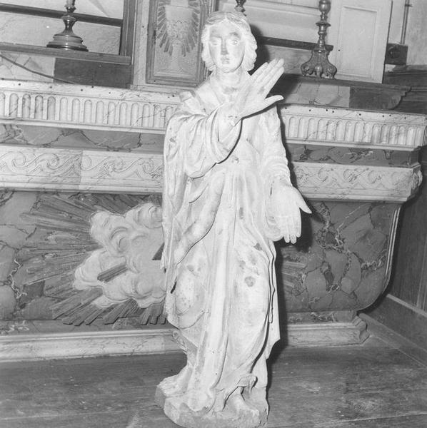 statue : ange, vue générale - © Ministère de la Culture (France), Médiathèque du patrimoine et de la photographie (objets mobiliers), tous droits réservés
