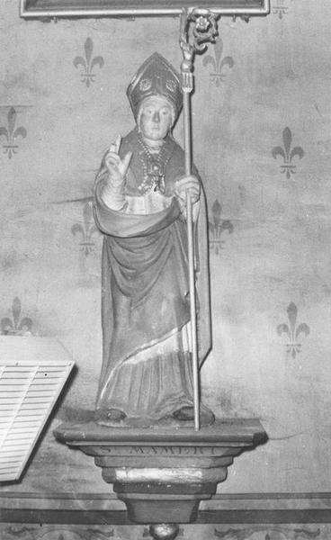 statue : saint Mamert, vue générale - © Ministère de la Culture (France), Médiathèque du patrimoine et de la photographie (objets mobiliers), tous droits réservés