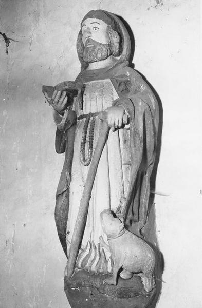 Groupe sculpté : Saint Antoine