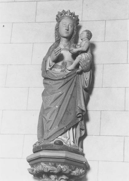 Statue (grandeur nature) : Vierge à l'Enfant