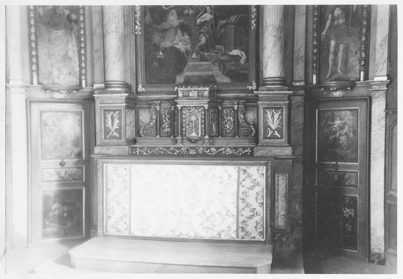 retable du maître-autel, vue partielle
