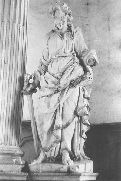 statue : saint Paul, vue générale