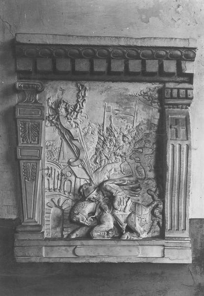 bas-relief : la Conversion de saint Paul, vue générale