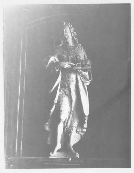 statue : saint Jean-Baptiste, vue générale - © Ministère de la Culture (France), Médiathèque du patrimoine et de la photographie (objets mobiliers), tous droits réservés