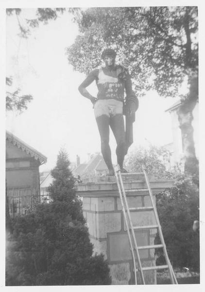 statue : Antinoüs du Belvédère, vue générale