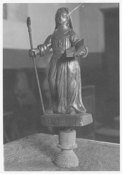 Statuette : Sainte Gauburge (ou Vaubourg) dite sainte Vereburge