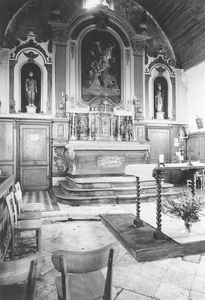 maître-autel (tabernacle, retable), vue générale - © Ministère de la Culture (France), Médiathèque du patrimoine et de la photographie (objets mobiliers), tous droits réservés