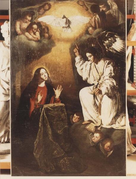 tableau : l'Annonciation, vue générale